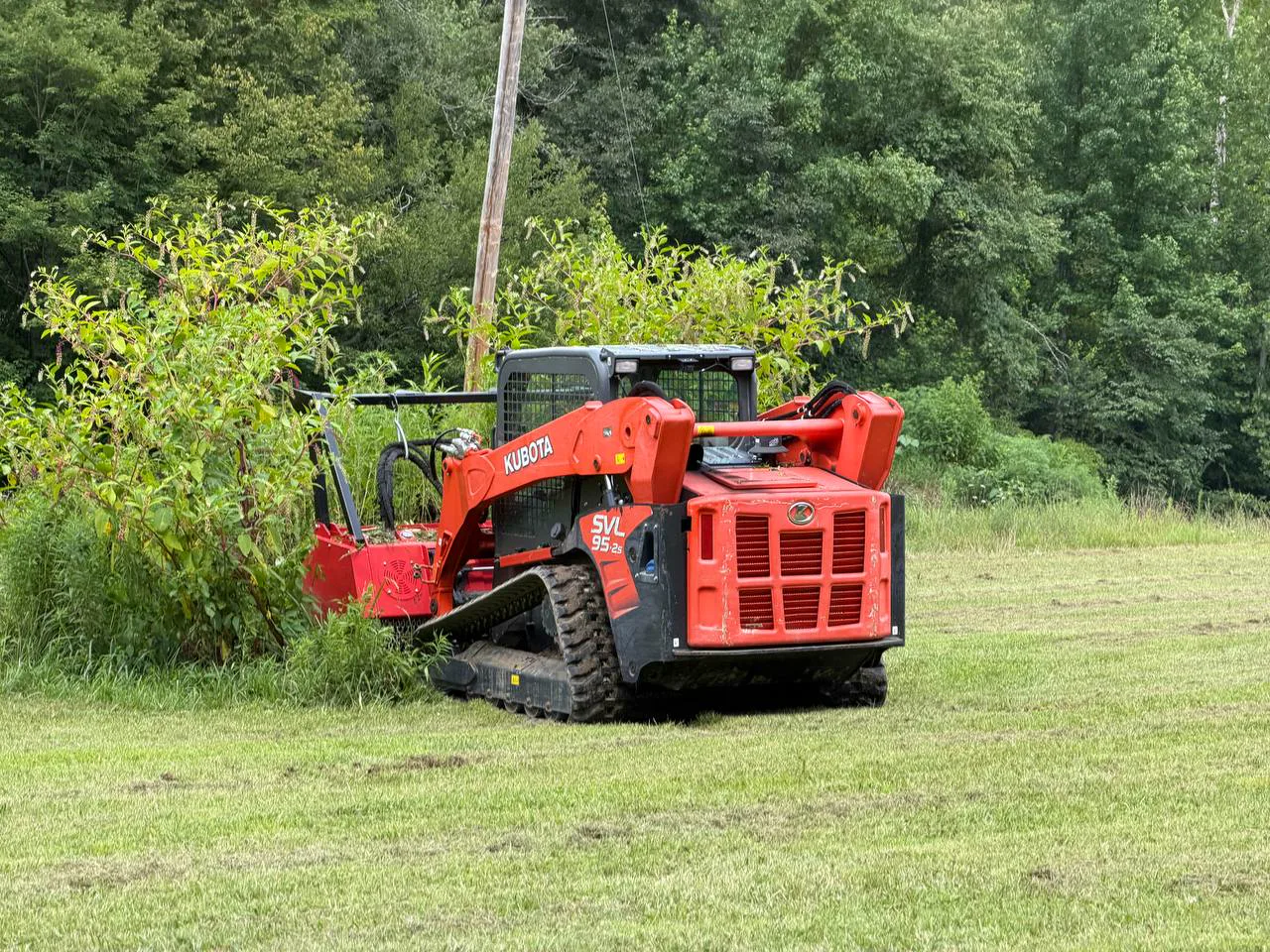 Land clearing and excavation serving Lawrenceburg, TN Tracked equipment used for excavation in Lawrenceburg, TN